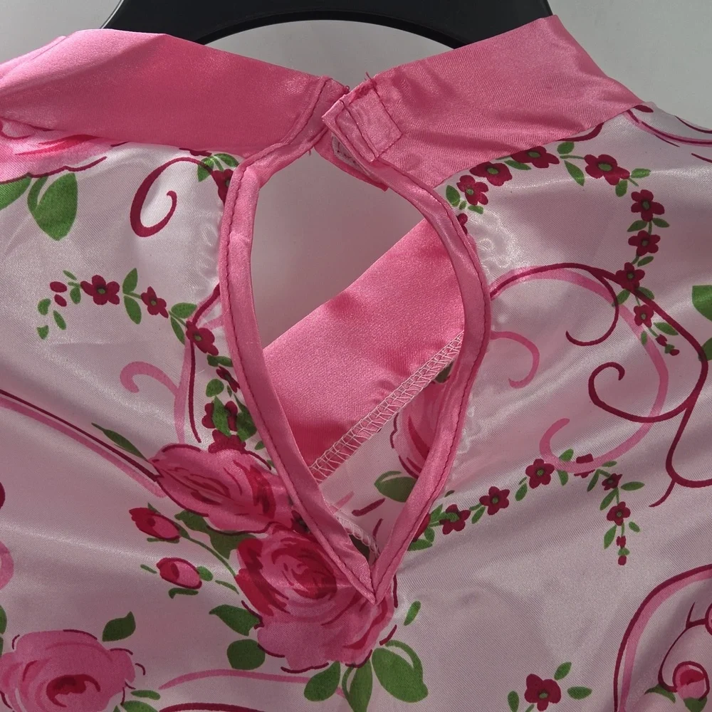 Floral Asian Princess Kids Costume